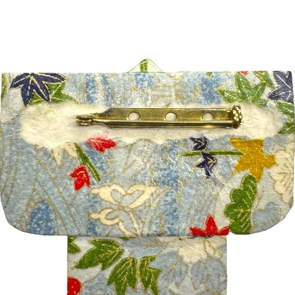 Vintage Handmade Origami Fan & Kimono Pins - Picture 9 of 9